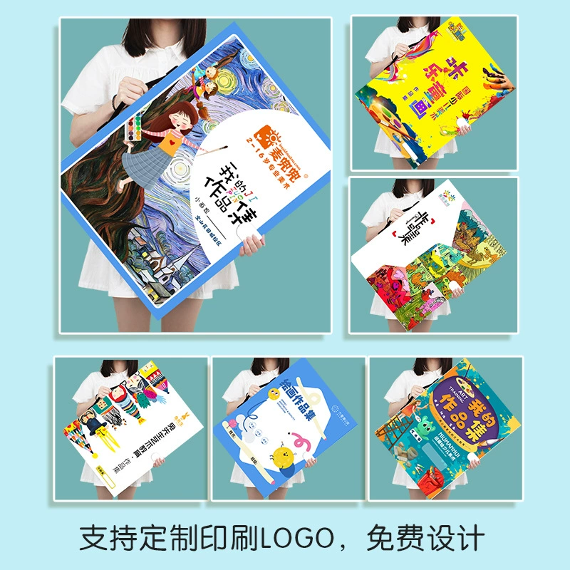 Альбом для хранения 4K арт-работ, папка для альбома 8K, портфолио A2, бумага для эскизов, книга для рисунков A3