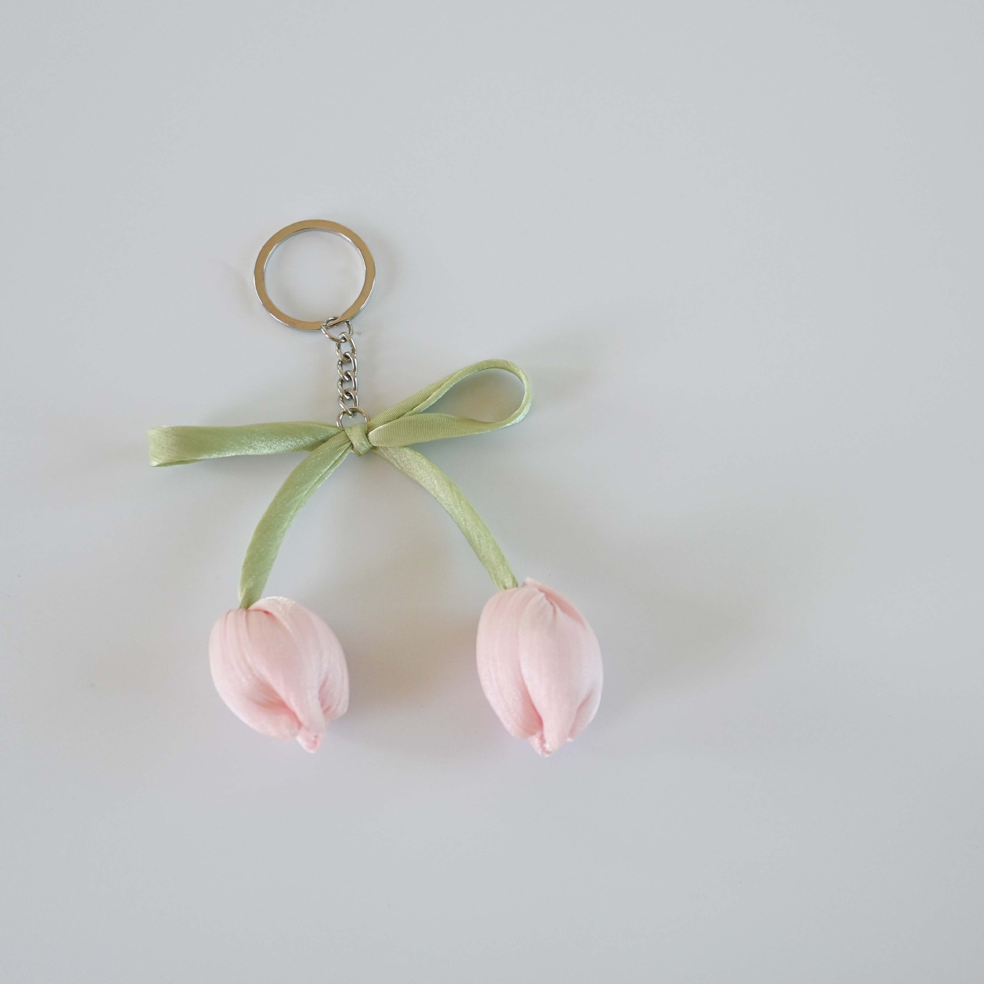 Elegant Style 1 Piece Elegant Flower Cloth Keychain