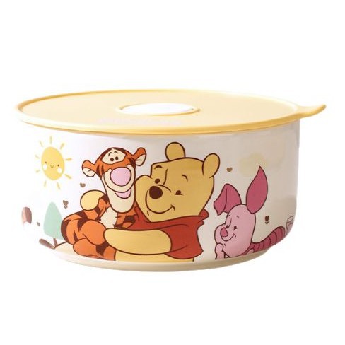 Tazón de cerámica para conservación fresca juego de tres piezas práctico pequeño regalo con tapa caja de conservación sellada lonchera de dibujos animados fiesta regalo de cumpleaños