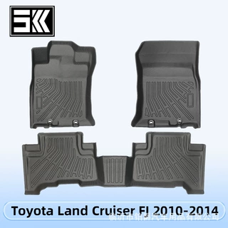 适用于Toyota Land Cruiser FJ2010-2014TPE脚垫3D全天候后备箱垫