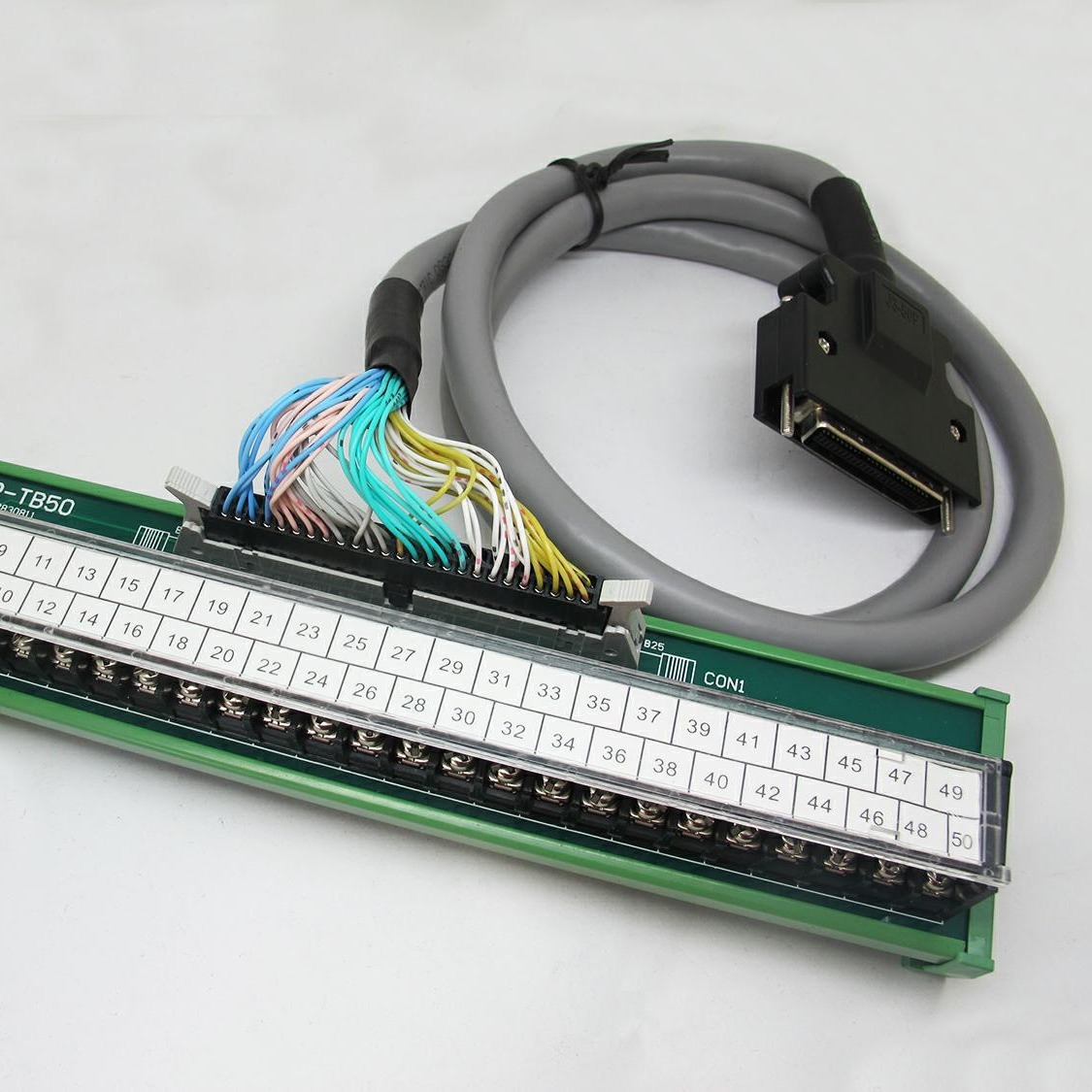 适用三菱伺服中继端子台MR-TB50，可配连接电缆价格另议 长度