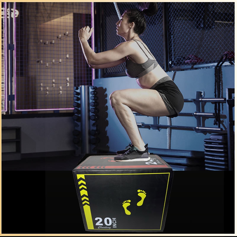 Three-in-One Soft Jumping Box Vault Horse Jumping Stool Bounce Goat Home Adult Fitness Box Children's Physical Training Equipment