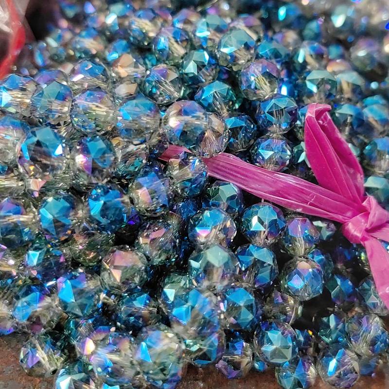 Mayorista 10mm cristal bola de flores galvanizado de alta temperatura abdiy bola de vidrio de colores pulseras collares pendientes accesorios de ropa