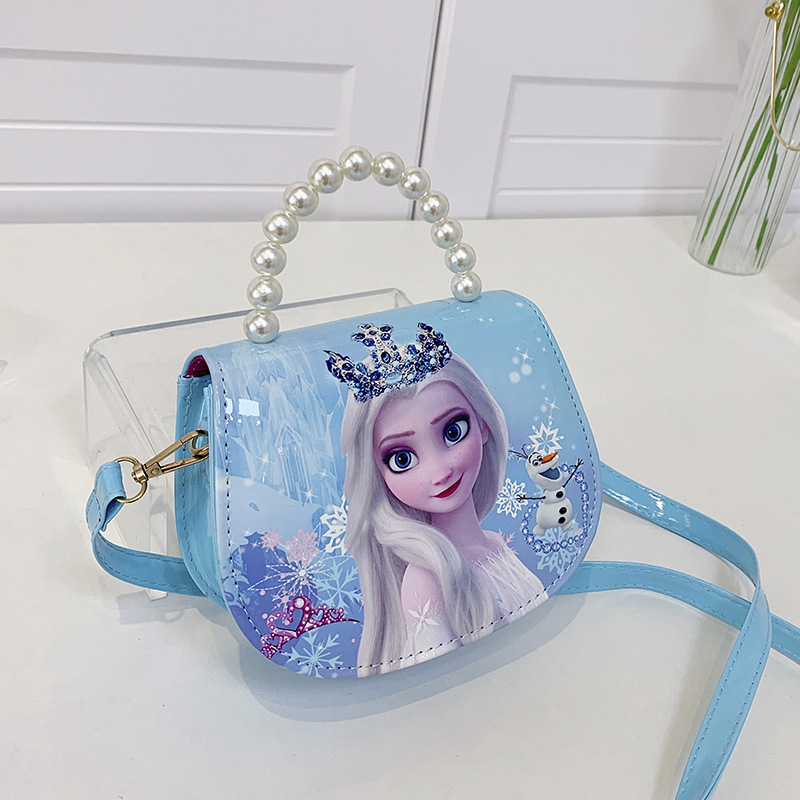 2024 nuevo bolso de hombro de hielo y nieve para niños de moda princesita salvaje fuera de la tendencia Aisha bolso de mensajero portátil lote