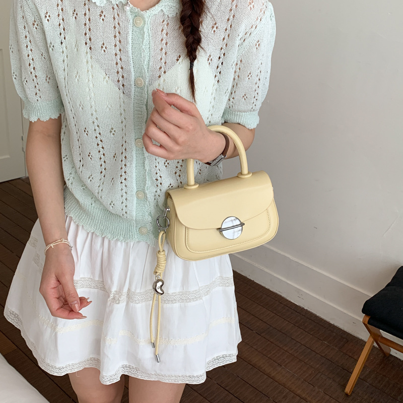 Women's Small Square Bag Elegant Shoulder Bag Versatile Crossbody_voghion.com