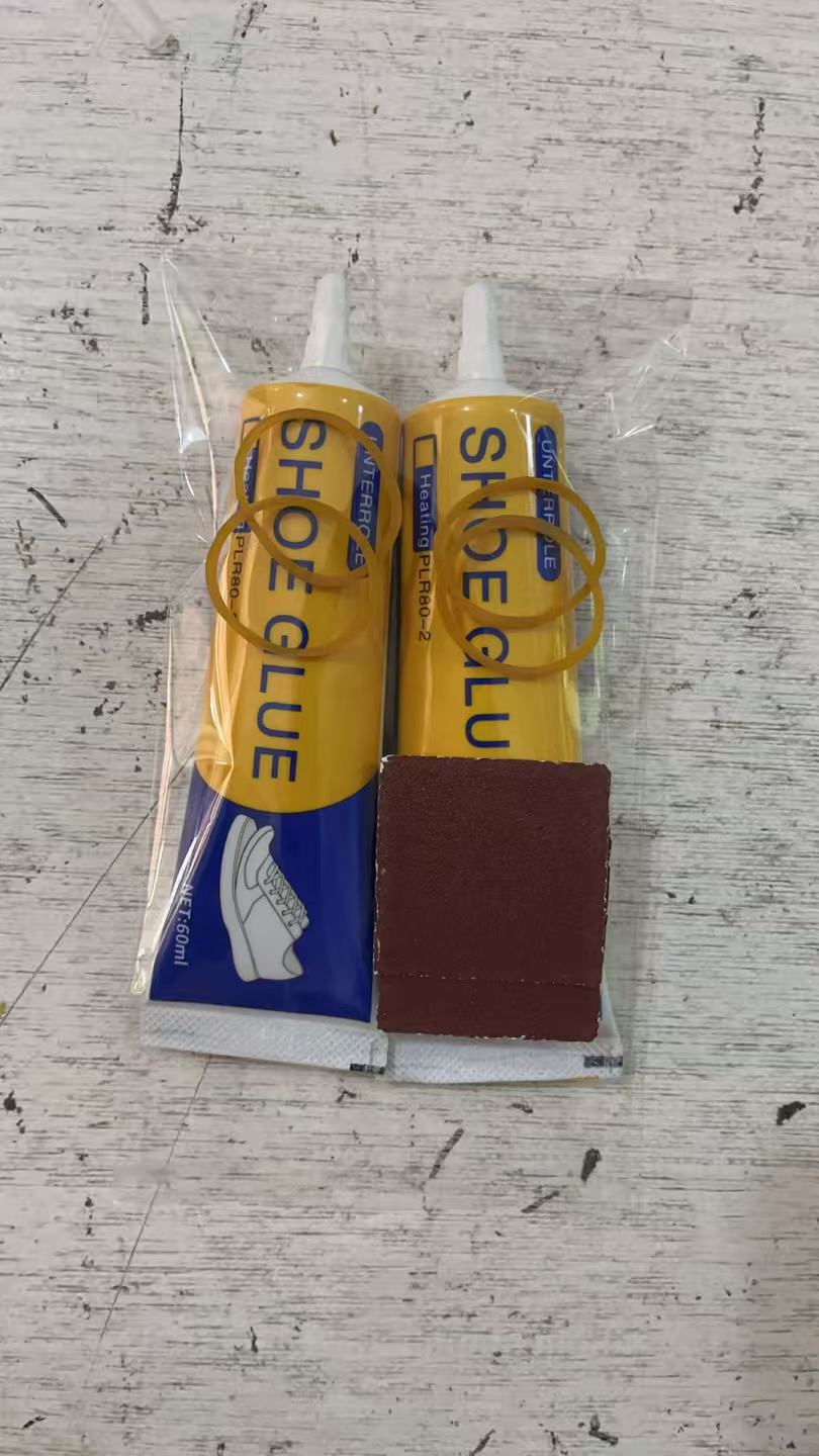 신발 수리 접착제 50g 개별 포장 2세트(고무밴드 4개 + 사포 2개 포함)