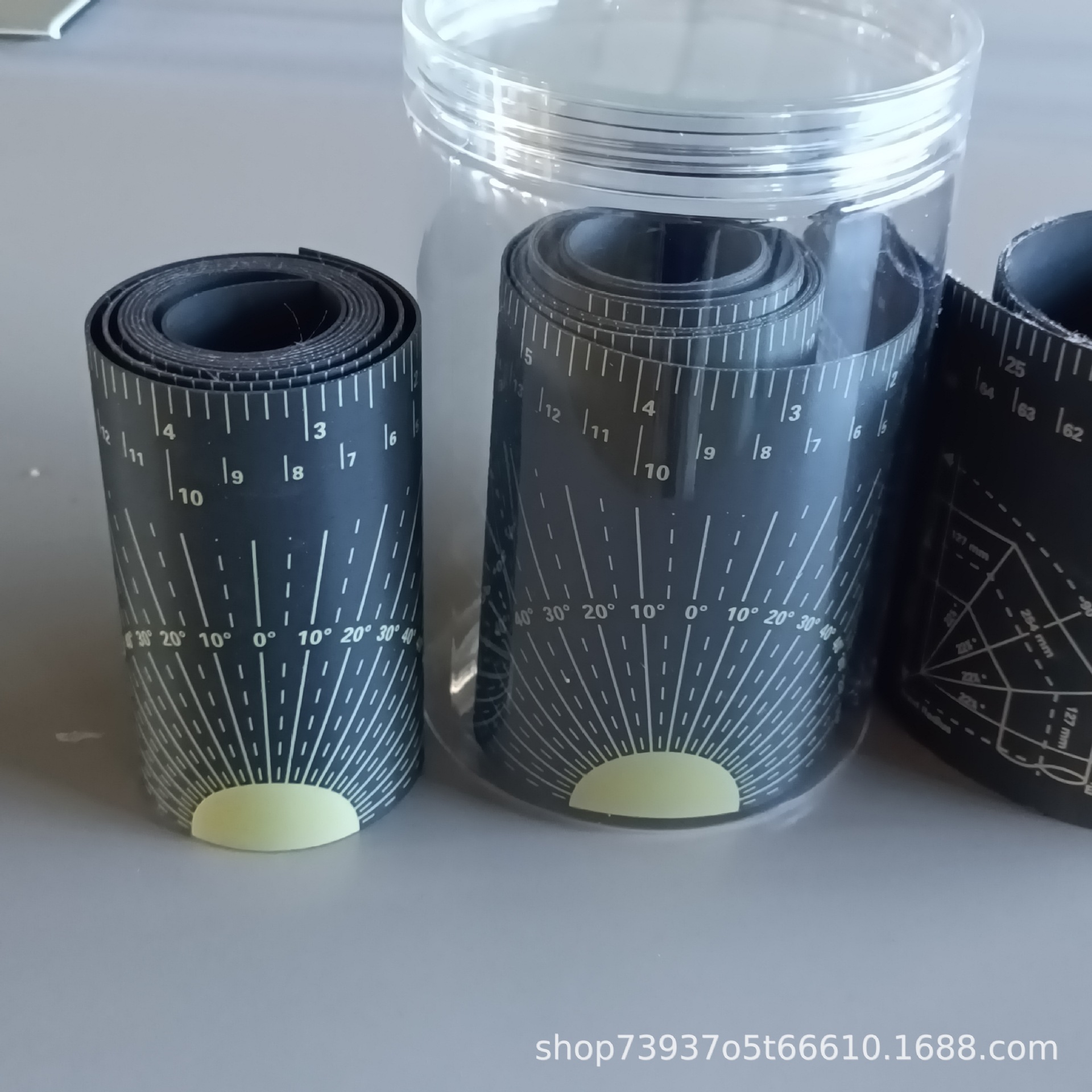 多功能环绕型管道测量工具，管道测量标尺，弹性角度测量工具