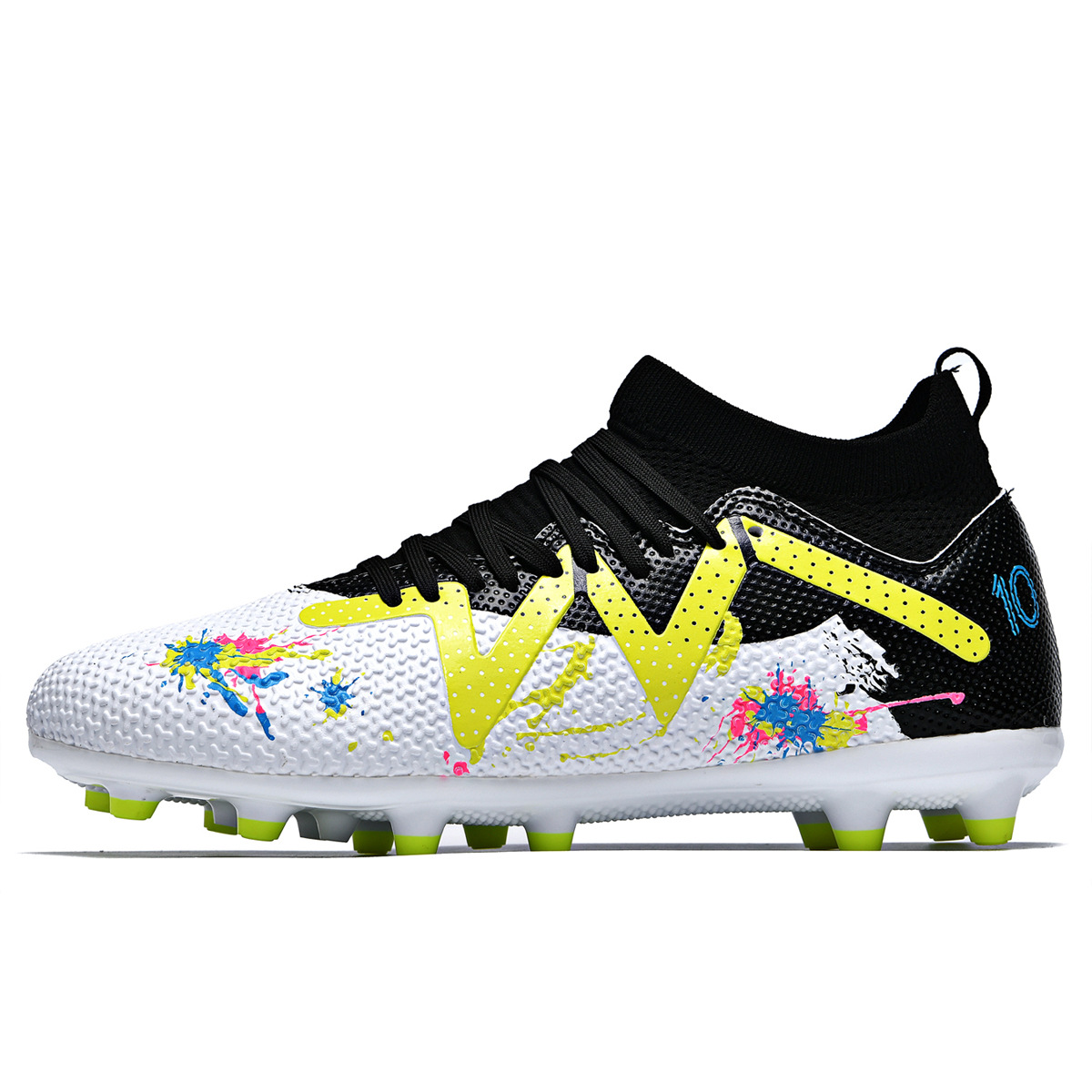 ShoeGlobe Scarpe da calcio transfrontaliere AG lunghe TF con punte rotte alte per uomo e donna, vendita diretta all'ingrosso_voghion.com