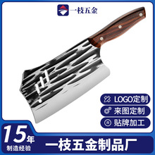 批发手工锻打海豚斩骨刀不锈钢家用切片刀厨用切菜切肉砍骨刀具