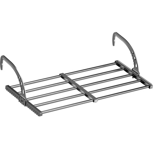 Clothes drying rack, adjustable telescopic balcony shoe drying rack, multi-clip hanging window sill clothes drying rack, indoor drying rack