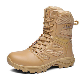 Snow Boots 2022 Winter New Men's Shoes Fashion Outdoor Combat Men's Boots Trend High Top Boots Hiking Hiking Shoes