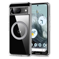 Google 9proXL 磁気電話ケース Pixel 8 透明非黄変 Magsafe 落下防止保護カバーに適しています。