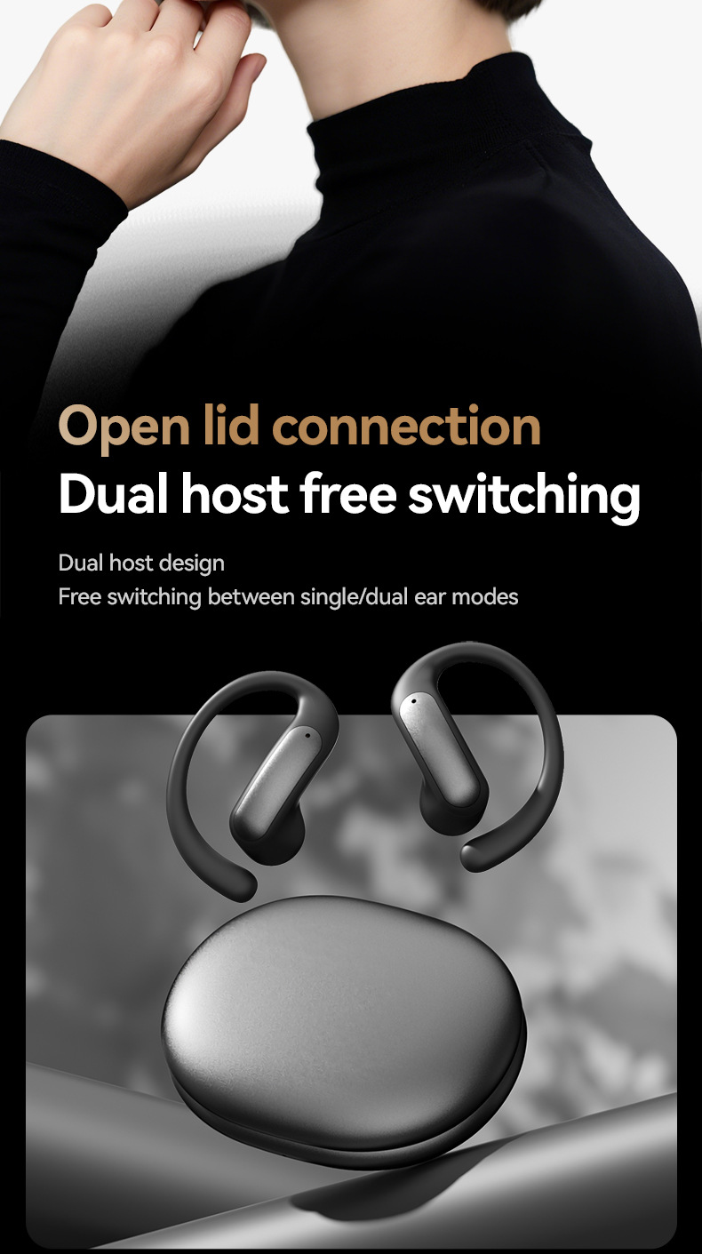 Wireless Sports Ear-hook Headphones With Long Battery Life_voghion.com
