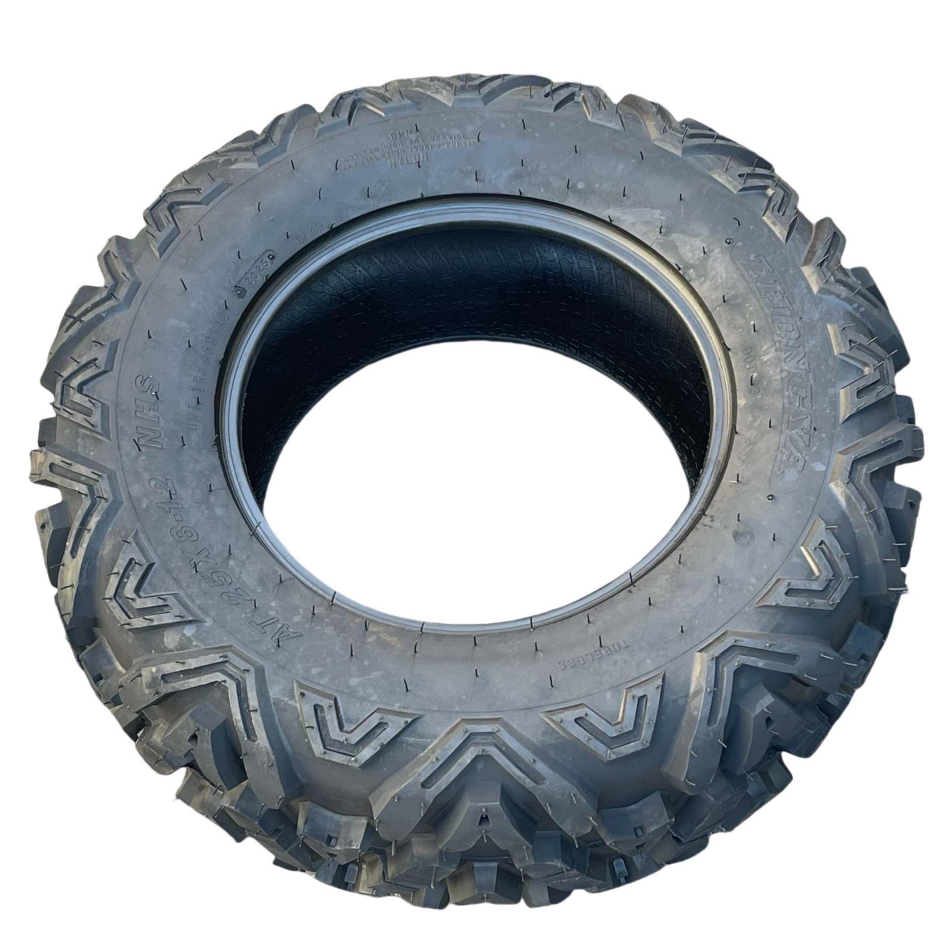 Accesorios de go-kart ATV 25X8 - 12 pulgadas patrón A marca asiática central vacío de 6 capas neumáticos