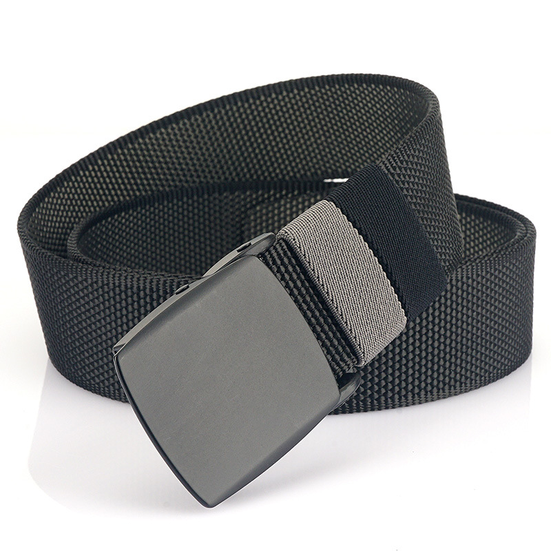 2022 nuevo cinturón de nylon de dos colores de doble cara para hombres y mujeres neutrales casuales pantalones de todos los partidos cinturón de moda juvenil al por mayor