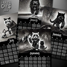 �羳���悀�Կ�Black Metal Cats 2026 Calendar�ڽ���؈��v�՚v