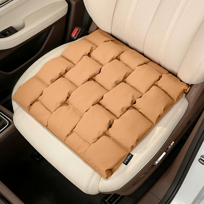 Seat cushion, seat cover for B10/B01/C11/C01/Lafa5/A10, Breathable Car - anti-fouling-leather-bubble-pad-amber-brown-1-piece