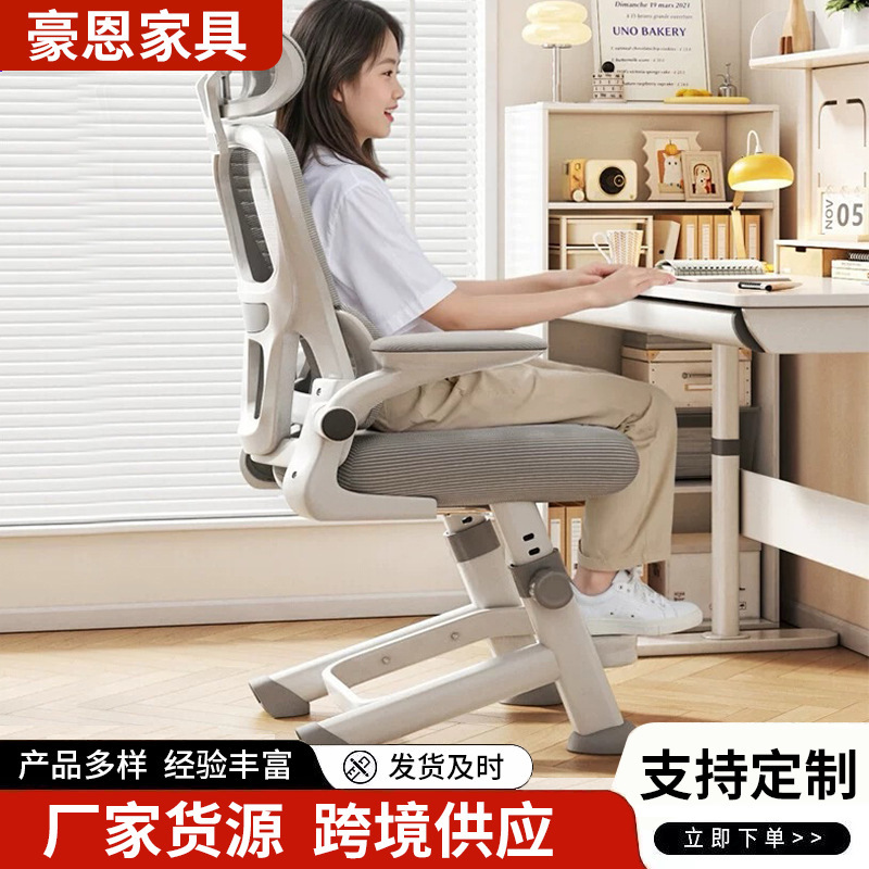 Adjustable height chair with backrest, suitable for primary school students, home use writing desk chair, study chair for primary school students Adjustable height chair with backrest, suitable for primary school students, home use writing desk chair, study chair for primary school students