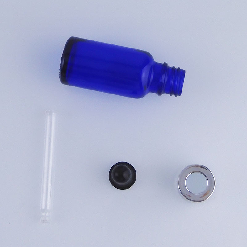 现货直销50ml蓝色精油瓶30ml玻璃滴管瓶化妆品精华原液玻璃精油瓶|undefined
