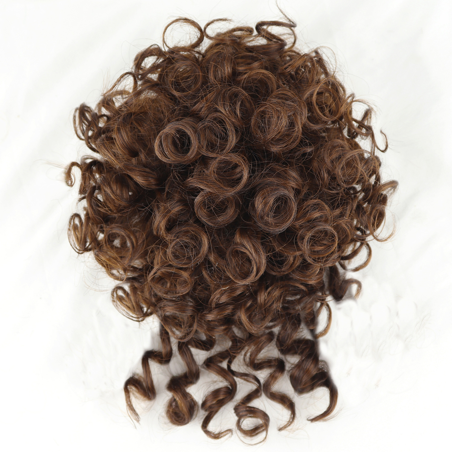 Curly wave pincha de cabello africano desordenado rollo cuerda de dibujo cola de caballo peluca sintética extensión adornamiento para el cabello