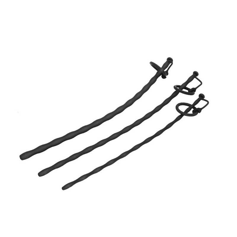 硅胶拉珠尿道棒男用尿道堵马眼插棒尿道扩张同志情趣成人玩具代发