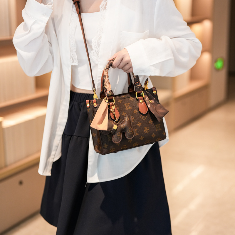 高颜值包包女2025新款复古欧美通勤手提包气质百搭时尚单肩斜挎包|undefined