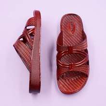 塑料妈妈凉拖鞋女夏季外穿平底防滑中老年人女鞋老人舒适软底油鞋