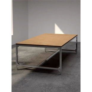 Aluminum Birch Conference Table Executive Desk Office Marine Board Creative Negotiation Table Desk Office Desk Office Furniture