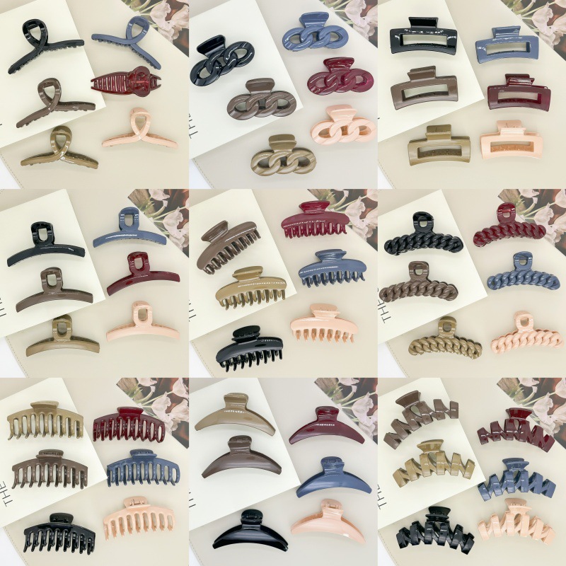 Pearl twist hair clip with plastic embellishment women's Korean side clip Korean style individually packaged pastoral two-yuan store accessories