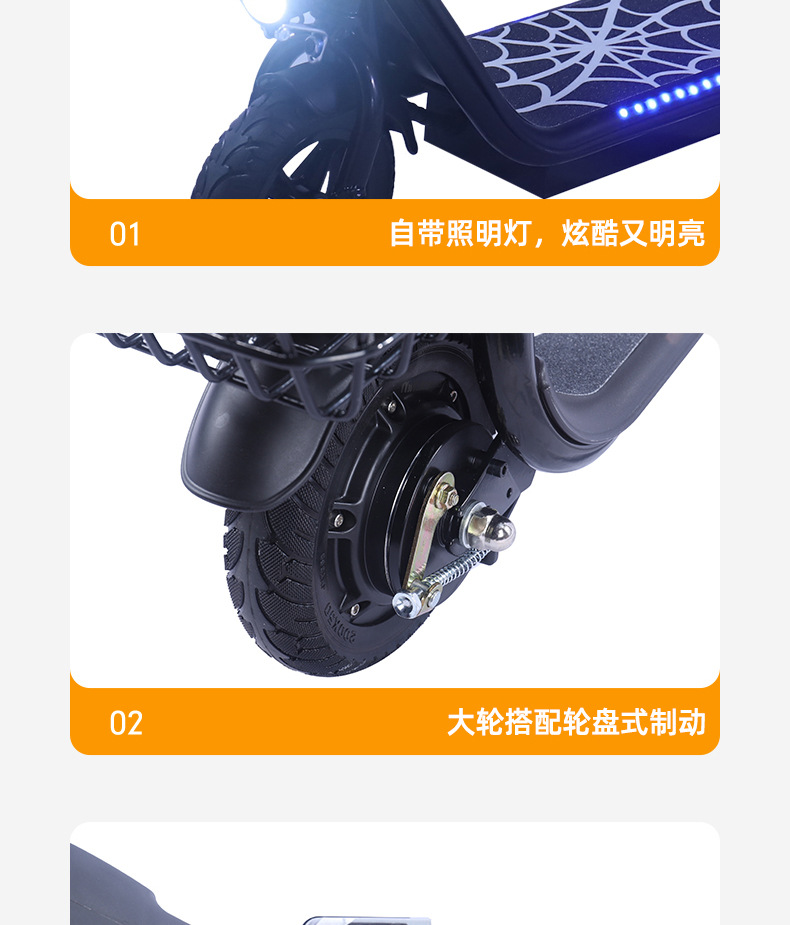Cross-Border 8inch Adult Electric Mobility Small Harley Battery Car Portable Travel Mini Foldable Electric Scooter