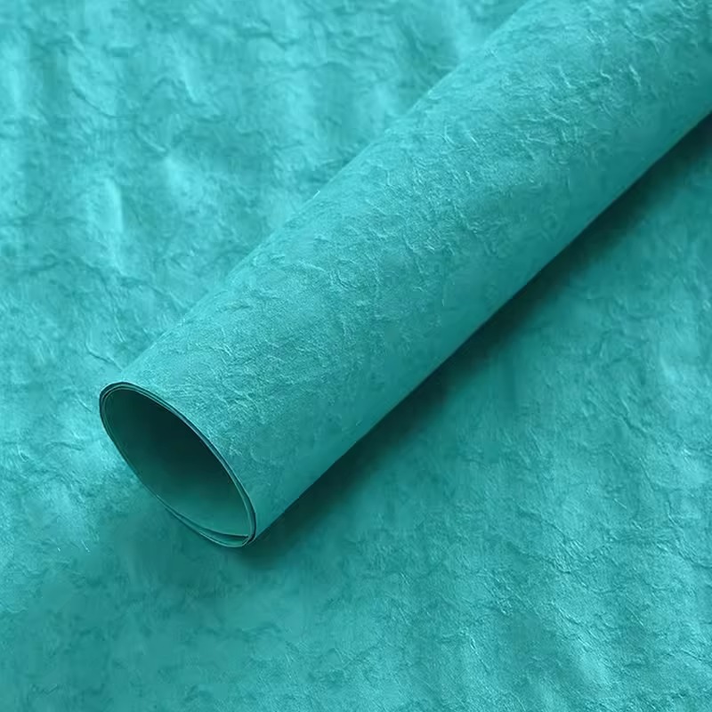 Papel de embalaje de flores teñidas de hierba amor eterno serie de paquetes de flores sólidas textura de papel Dongba floral papel de embalaje de flores