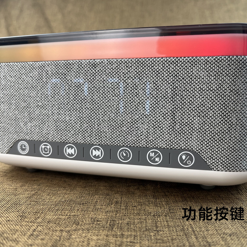 Nuevo altavoz Bluetooth inalámbrico transfronterizo s300 ruido blanco lámpara de atmósfera LED tarjeta de enchufe de sonido inalámbrico multifuncional