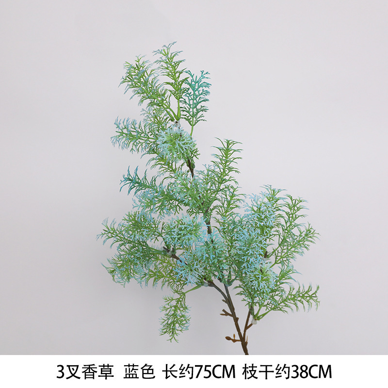 蓝色系仿真花婚礼婚庆场地场景布置道具装饰花艺花材花束假花批发|undefined