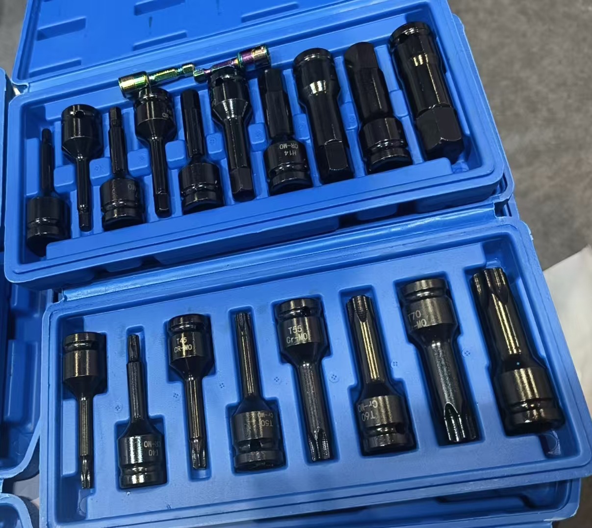 20 piezas de manguito de tornillo neumático eléctrico H-hexágono endurecido integral 1 / 2 cabeza de lote de prensa 10 piezas image 9