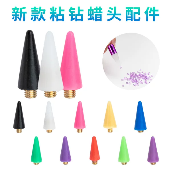 Source Factory Manicure Dot Pen Tool Double-Head Dot Drill Crayon Sticky Drill Pen Wax Head Manicure Pen Dot Crayon Sticker Diamond