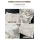 White Butterfly Ripped Yamamoto Pants Women's Spring and Autumn High Waist Dipped Casual Ripped Diamond Short Summer Wide Leg Pants