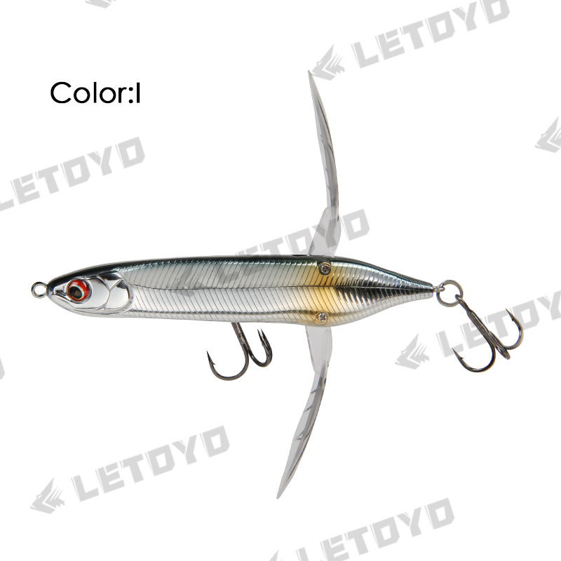 LETOYO OLA flotante escalada libélula 6,6g/80mm superficie del agua tractor arrastrándose Luya cebo