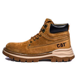 外贸亚马逊热销CAT卡特男鞋秋冬季新款户外头层皮马丁靴一件代发