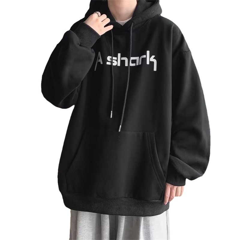 2023 otoño nuevo suéter abrigo de los hombres de moda Suelta todo partido manga larga con capucha suéter de los hombres y las mujeres de la pareja superior