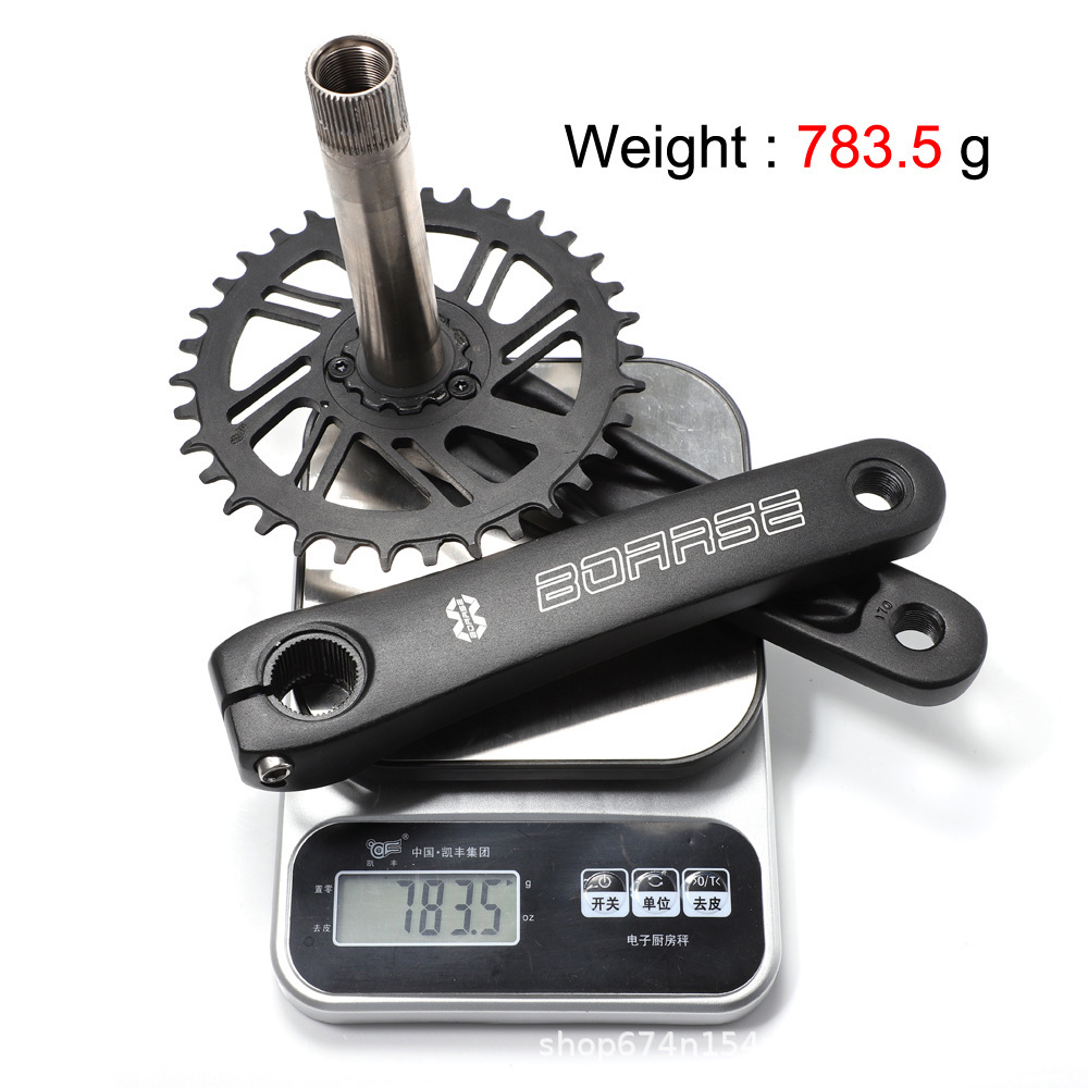 BOARSE Placa de diente de una sola velocidad positivo y negativo manivela de diente Placa de velocidad caída de velocidad suave cola BMX calle escalada diente placa 11s 12S