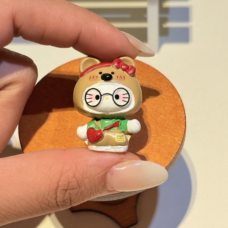 卡通可爱变装KT串珠萌粒diy饰品挂件钥匙扣公仔桌面摆件 树脂配件|undefined
