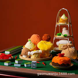 正版芭爪娱火锅食材火锅店赠礼毛绒玩具可爱摆件公仔挂件