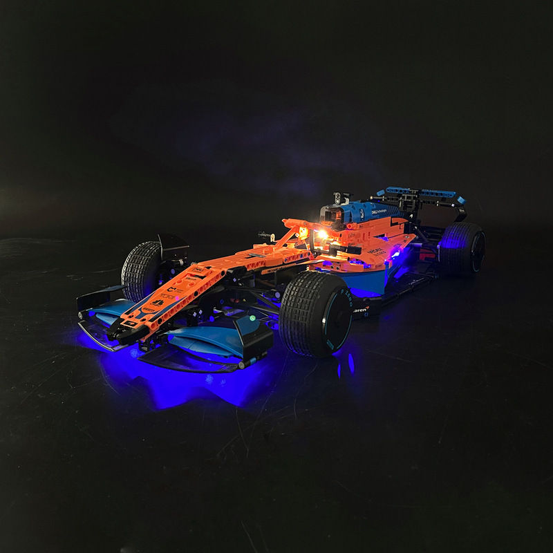 BYB Building Block Lighting Compatible with Lego McLaren F1 42141 Mechanical Group Building Block DIY Remote Control LED Lighting