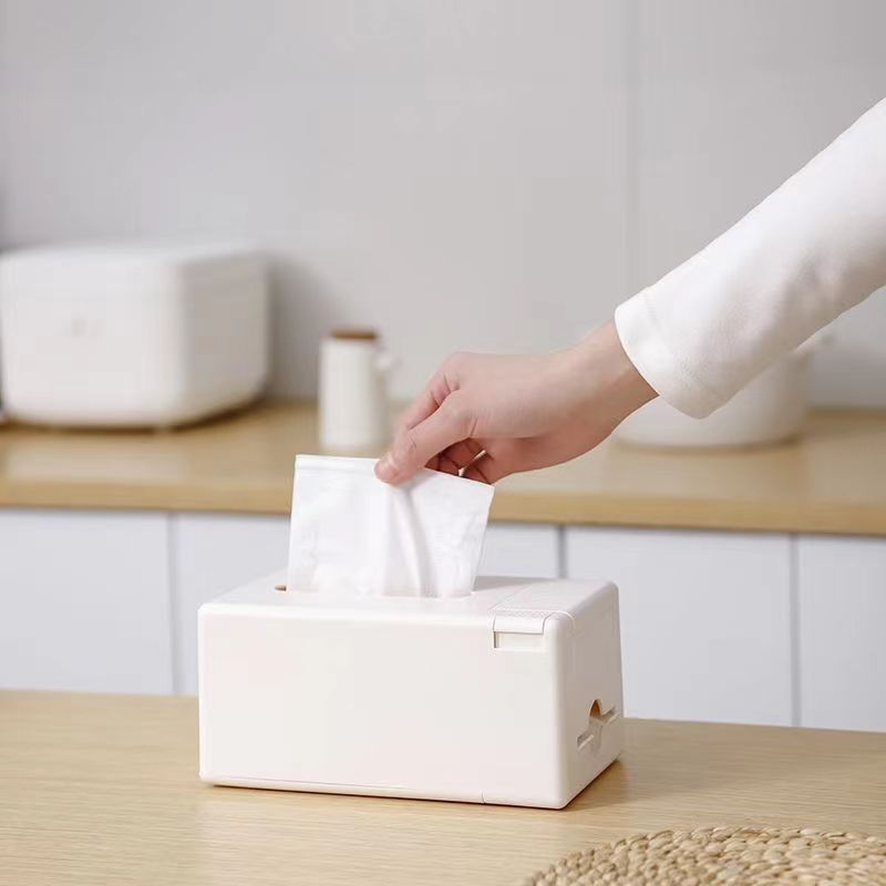 食卓のつまようじ箱ティッシュ箱一体多機能ティッシュのつまようじ収納箱高さ家庭用ナプキンのつまようじ箱|undefined