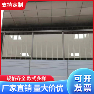 Glass Balcony Railing Villa Fence Zinc Steel Spray Plastic Railing Household Aluminum Alloy Outdoor Garden Fence Guardrail