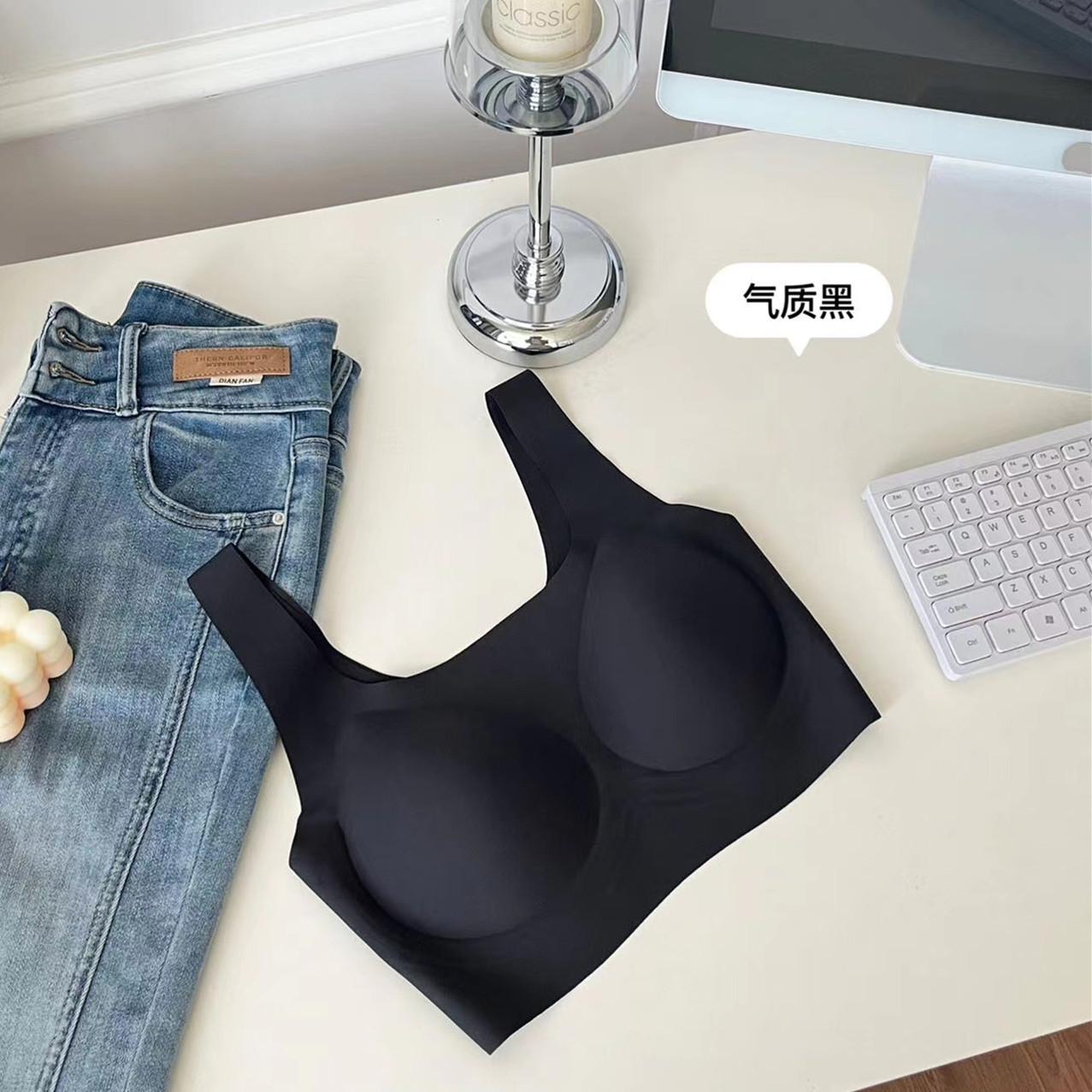 Nuevo sin marcas delgado gran taza delgada gran sujetador hermoso color de piel opaca ropa interior de sostén invisible para mujeres de verano