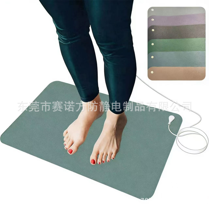 Direct Sales from the Factory: Hexagonal Anti-Slip Grounding Mat, 1mm Thick, Anti-Static Mouse Yoga Grounding Mat
