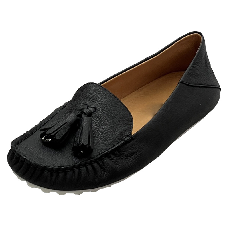 Pure Original Italian Women's LP Loafers Slip-On High-End Commuting Daily Casual Versatile Moccasins Single Shoes_vogvips.com