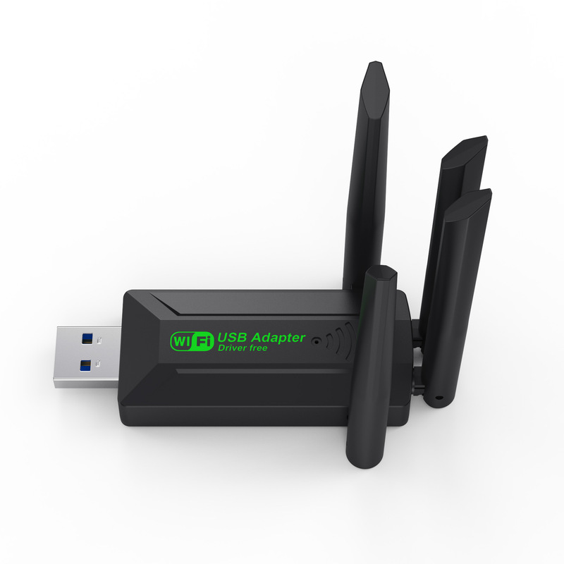 1300 メートルワイヤレスネットワークカードギガビットデュアルバンド wifi6 ドライブフリー USB 5 グラムコンピュータ信号受信機ネットワークトランスミッタ|undefined