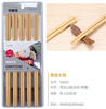 Wholesale chicken wings wood high -grade chopsticks ten pairs of family kitchen wood chopsticks gifts, house Kundian red sandalwood chopsticks